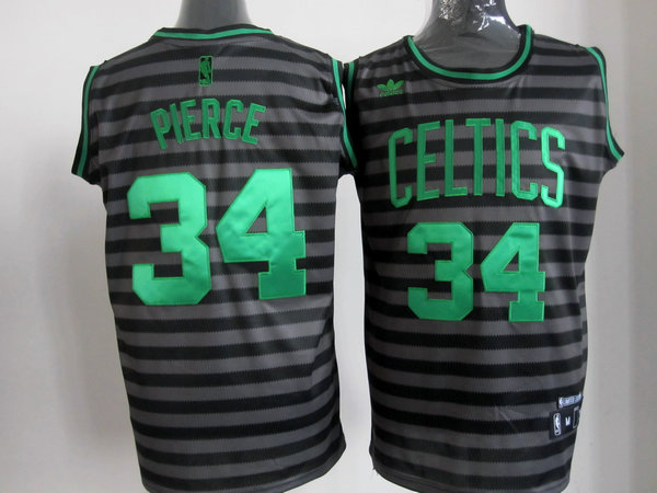  NBA Boston Celtics 34 Paul Pierce Groove Fashion Swingman Jersey